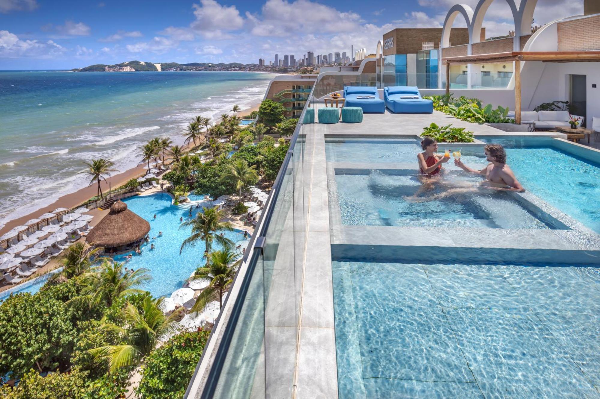 Serhs Natal Grand Hotel & Resort Zewnętrze zdjęcie Rooftop pool at the Iberostar Grand Hotel Bahia, in Salvador, Brazil